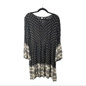 Crepe Bell Sleeve Dress by Mudd | Xl